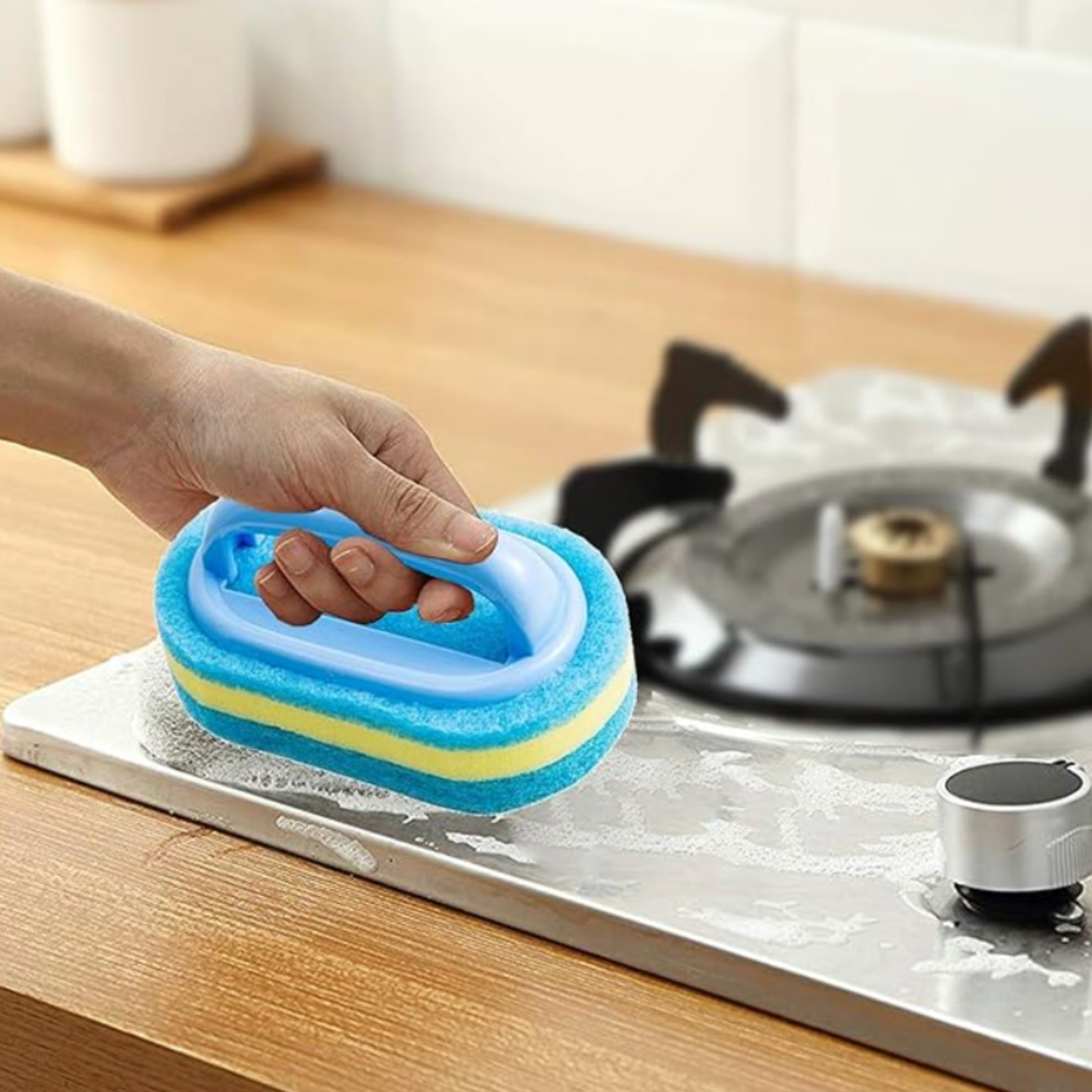 Brosse de nettoyage avec poignée
