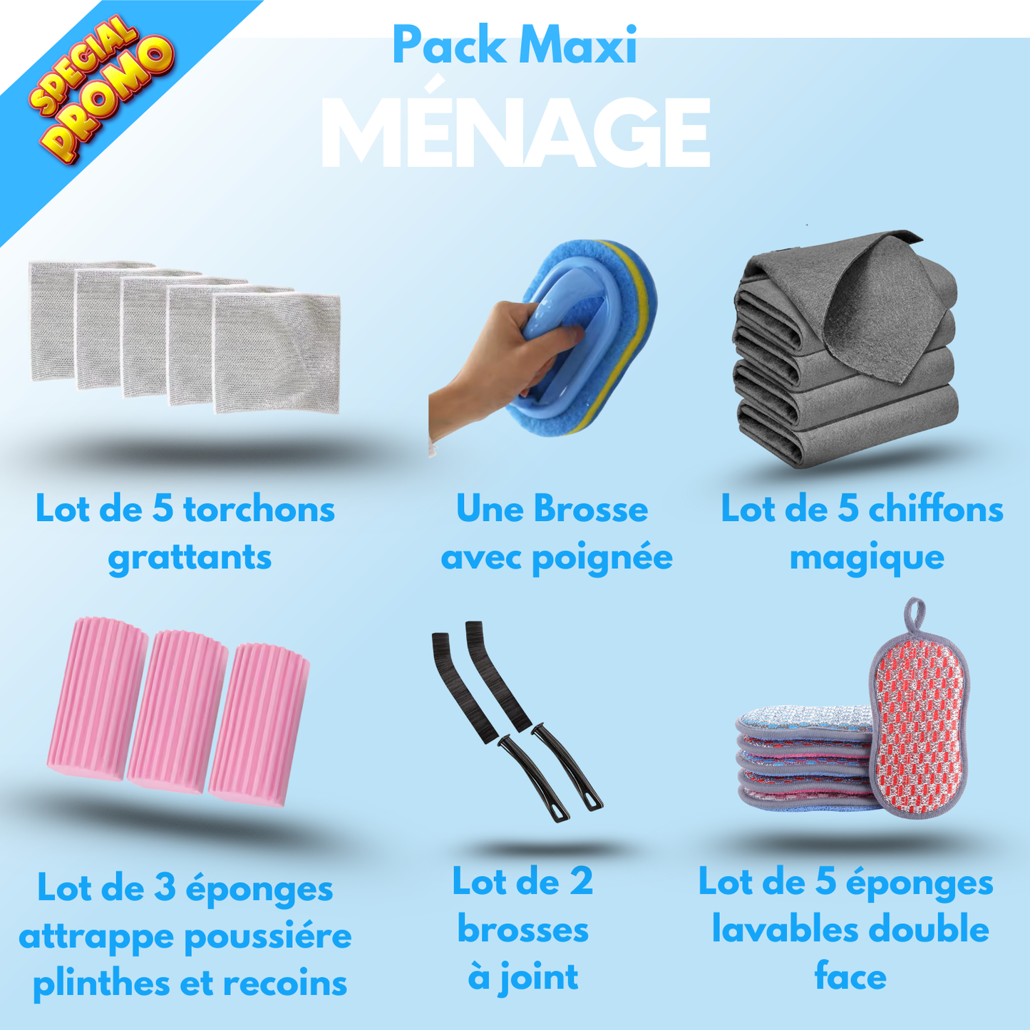 Pack maxi ménage