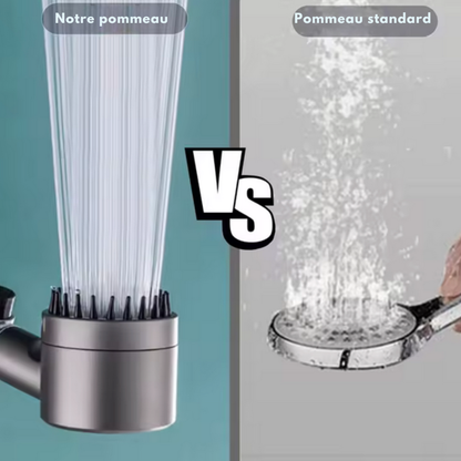 Pommeau de douche haute pression & filtrant