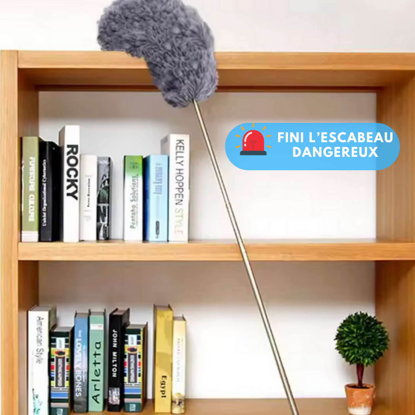 Plumeau télescopique