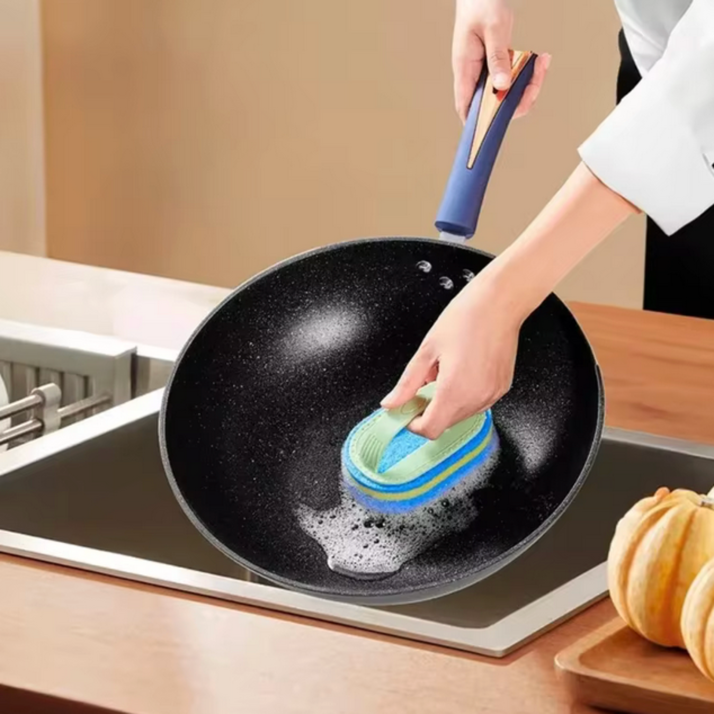 Brosse de nettoyage avec poignée