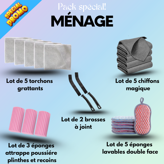 Pack spécial ménage